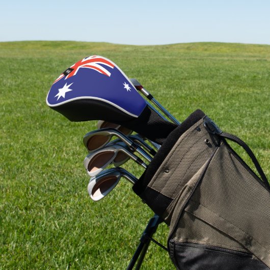 Australia Flag - Custom Golf Club Head Hoesje Golfheadcover (Insitu)