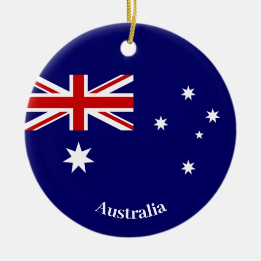 Australia Flag Design Ornament (Voorkant)