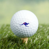 Australia Flag Kangaroo Golfballen (Insitu Shirt)