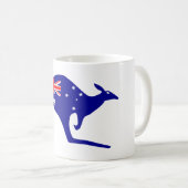 Australia Flag Kangaroo Koffiemok (Voorkant rechts)