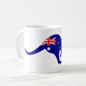 Australia Flag Kangaroo Koffiemok (Voorkant links)