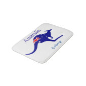Australia Flag Kangaroo Thunder_Cove Badmat (Gekanteld)
