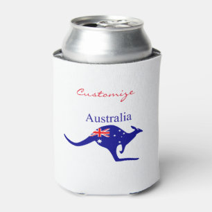 Australia Flag Kangaroo Thunder_Cove Blikjeskoeler