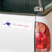 Australia Flag Kangaroo Thunder_Cove Bumpersticker (Op Truck)
