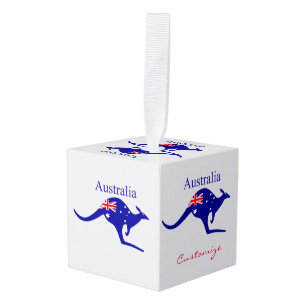 Australia Flag Kangaroo Thunder_Cove Decoratie