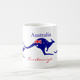 Australia Flag Kangaroo Thunder_Cove Koffiemok