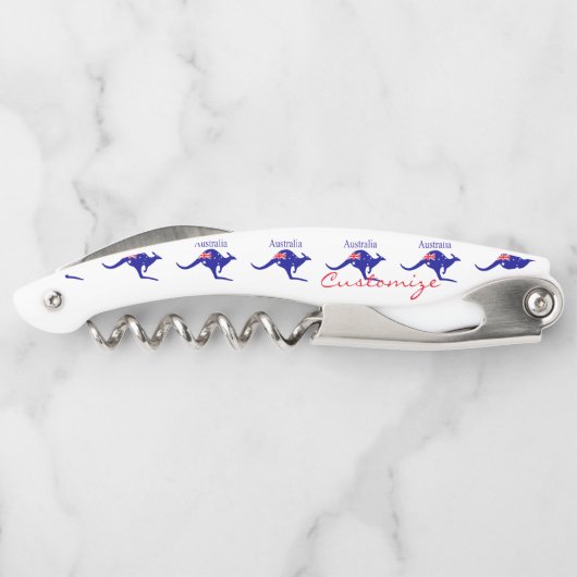 Australia Flag Kangaroo Thunder_Cove Kurkentrekker (Achterkant)