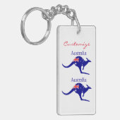 Australia Flag Kangaroo Thunder_Cove Sleutelhanger (Voorkant Links)