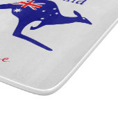 Australia Flag Kangaroo Thunder_Cove Snijplank (Hoek)