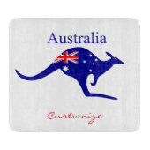 Australia Flag Kangaroo Thunder_Cove Snijplank (Voorkant)