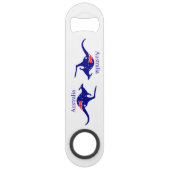 Australia Flag Kangaroo Thunder_Cove Speed Flessenopener (Achterkant)