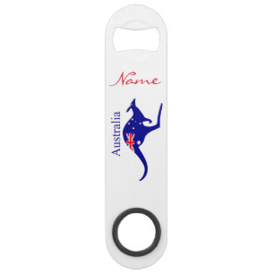 Australia Flag Kangaroo Thunder_Cove Speed Flessenopener