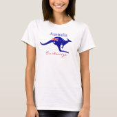 Australia Flag Kangaroo Thunder_Cove T-shirt (Voorkant)