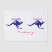 Australia Flag Kangaroo Thunder_Cove Tissuepapier (Voorkant)