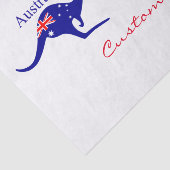 Australia Flag Kangaroo Thunder_Cove Tissuepapier (Detail)