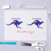 Australia Flag Kangaroo Thunder_Cove Tissuepapier (Craft)