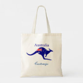 Australia Flag Kangaroo Thunder_Cove Tote Bag (Achterkant)