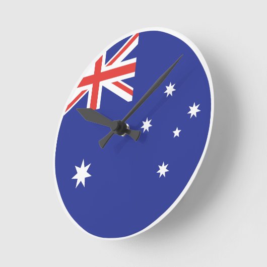 Australia Flag Ronde Klok (Hoek)