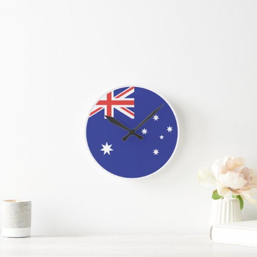 Australia Flag Ronde Klok (Huis)