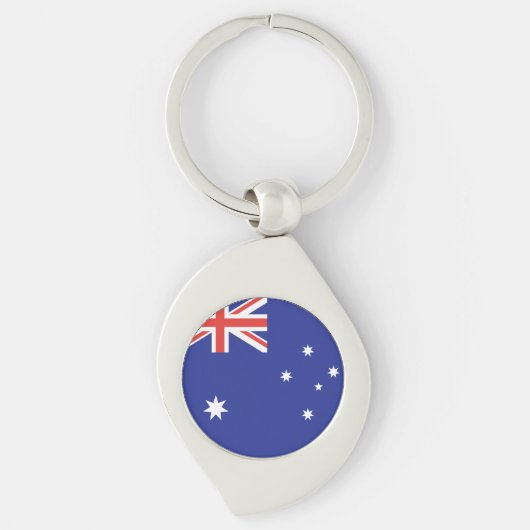 Australia Flag Sleutelhanger (Voorkant)