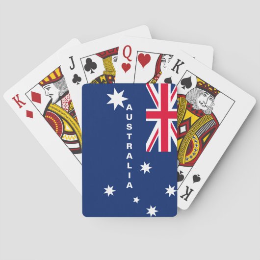 Australia Flag-speelkaarten Speelkaarten (Achterkant)