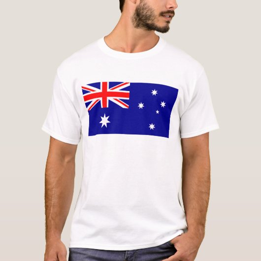Australia Flag T-Shirt, Patriotic T-Shirts (Voorkant)