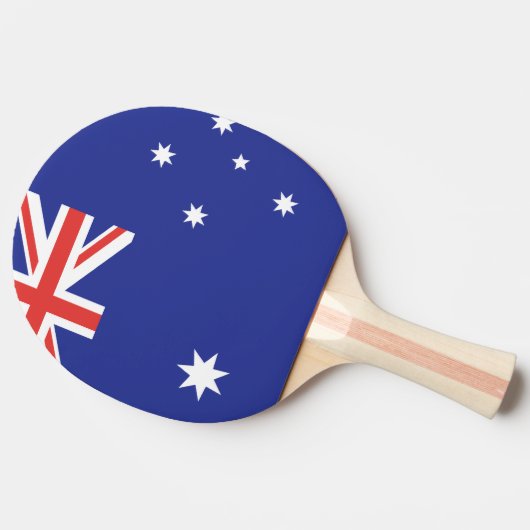 Australia Flag Tafeltennisbatje (Zijkant)