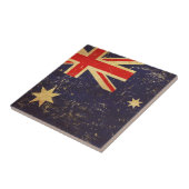 Australia Flag Vintage Design Ceramic Tile Tegeltje (Zijkant)