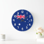 Australia Flag Wall Clock – Unique Design for Home Grote Klok (Huis)