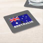 Australia Football Soccer Australia National Team Kartonnen Onderzetters (Schuin)