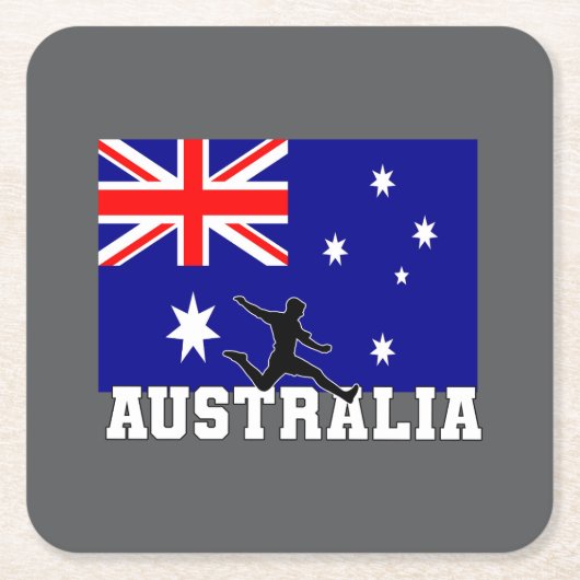 Australia Football Soccer Australia National Team Kartonnen Onderzetters (Voorkant)