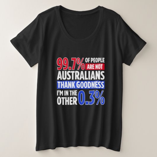 Australia For Proud Australian Aussie Australia Ro Grote Maat T-shirt (Design voorkant)