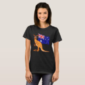 Australia G Day Mate   Kangaroo Australian Symbol T-shirt (Voorkant volledig)