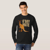 Australia G'day Mate Shirt Funny Kangaroo Australi (Voorkant volledig)