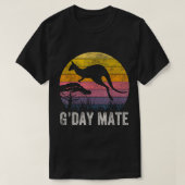 Australia G'Day Mate Shirt Funny Kangaroo Australi (Design voorkant)
