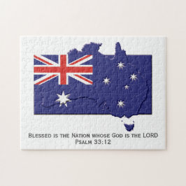 AUSTRALIA | Gezegende natie | AUSTRALISCHE VLAG Legpuzzel