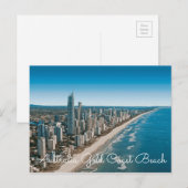 Australia Gold Coast Beach Skylines Briefkaarten (Voorkant / Achterkant)