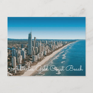Australia Gold Coast Beach Skylines Briefkaarten