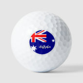 Australia Golf Balls, Australian Flag / Patriots Golfballen (Voorkant)