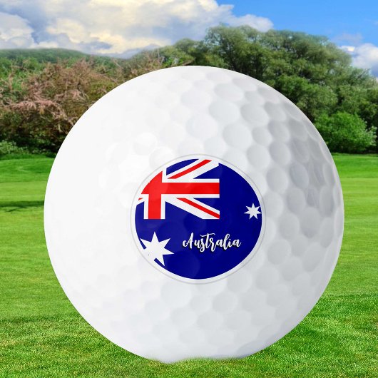 Australia Golf Balls, Australian Flag / Patriots Golfballen