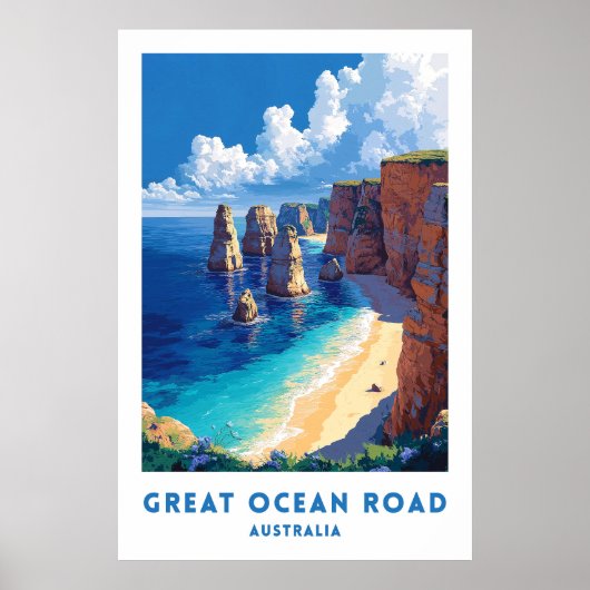 Australia Great Ocean Road Poster (Voorkant)
