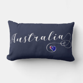 Australia Heart Throw Cushion, Australian Kussen