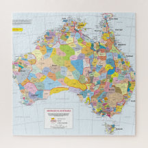 "Australia" Jigzaag Puzzle