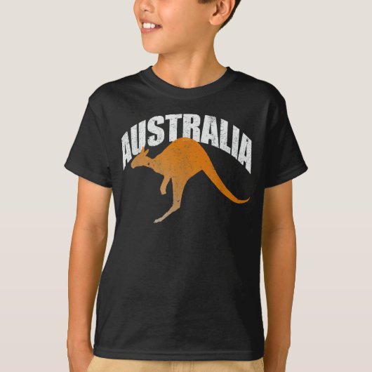 Australia Kangaroo Australian Souvenir T-shirt (Voorkant)