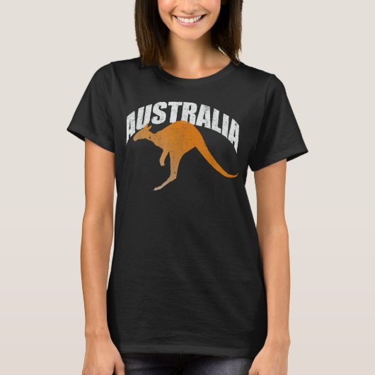 Australia Kangaroo Australian Souvenir T-shirt (Voorkant)