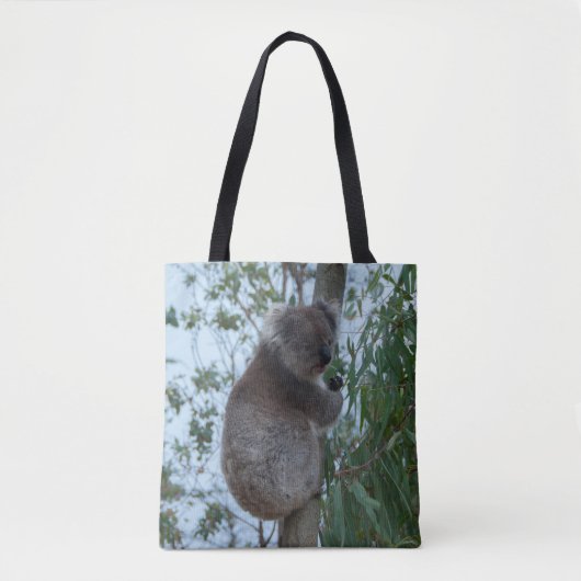 Australia Kangaroo Island Koala in een boom Tote Bag (Voorkant)