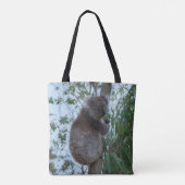 Australia Kangaroo Island Koala in een boom Tote Bag (Achterkant)