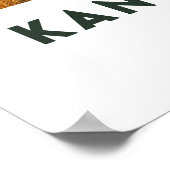 Australia Kangaroo Island Travel Poster (Hoek)