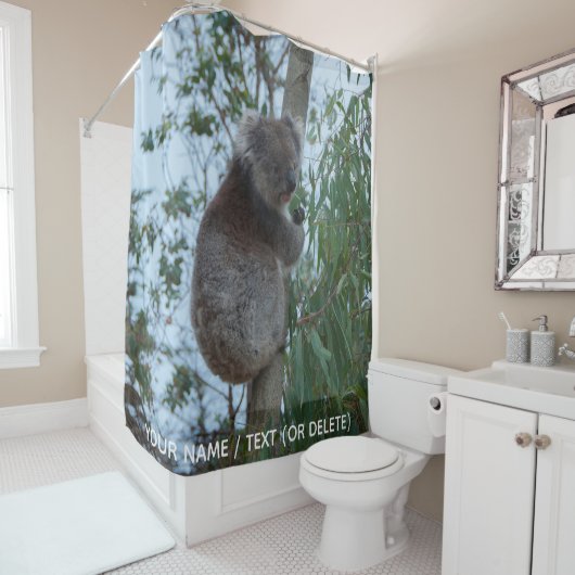 Australia Koala in a Tree Cute Animal Douchegordijn (In situ)