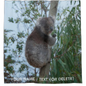 Australia Koala in a Tree Cute Animal Douchegordijn (Voorkant)
